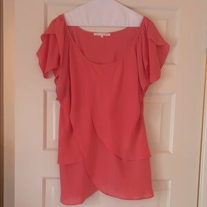 Violet + Claire scalloped blouse